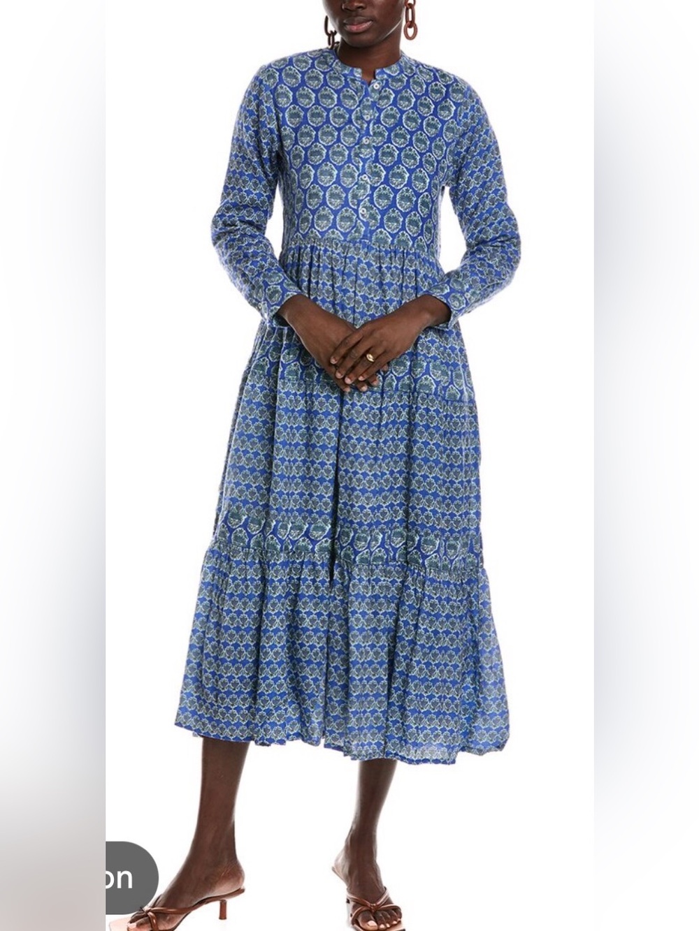Nwt Ro's Garden gwenyth cotton maxi Dress